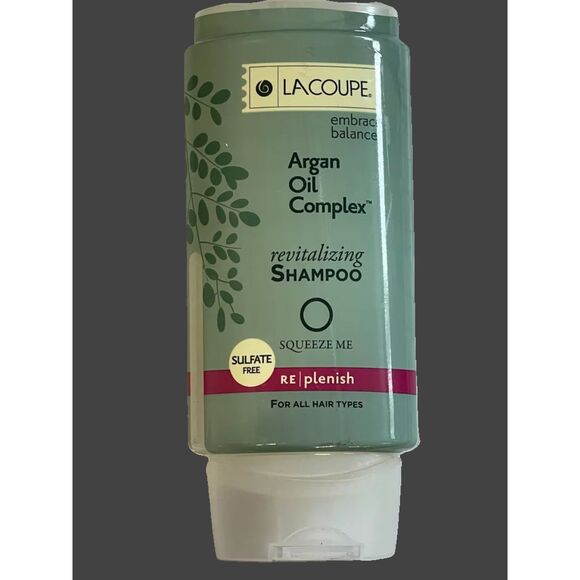 LaCoupe Argan Oil Complex Revitalizing SHAMPOO & CONDITIONER, 12.17 oz each - Picture 2 of 3